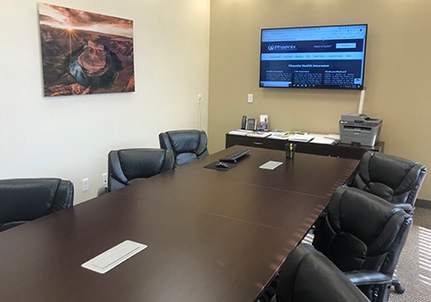 Sala de Reuniones de Phoenix Health Insurance