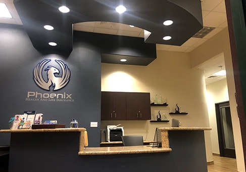 Recepción en Nuestra Oficina de Seguros